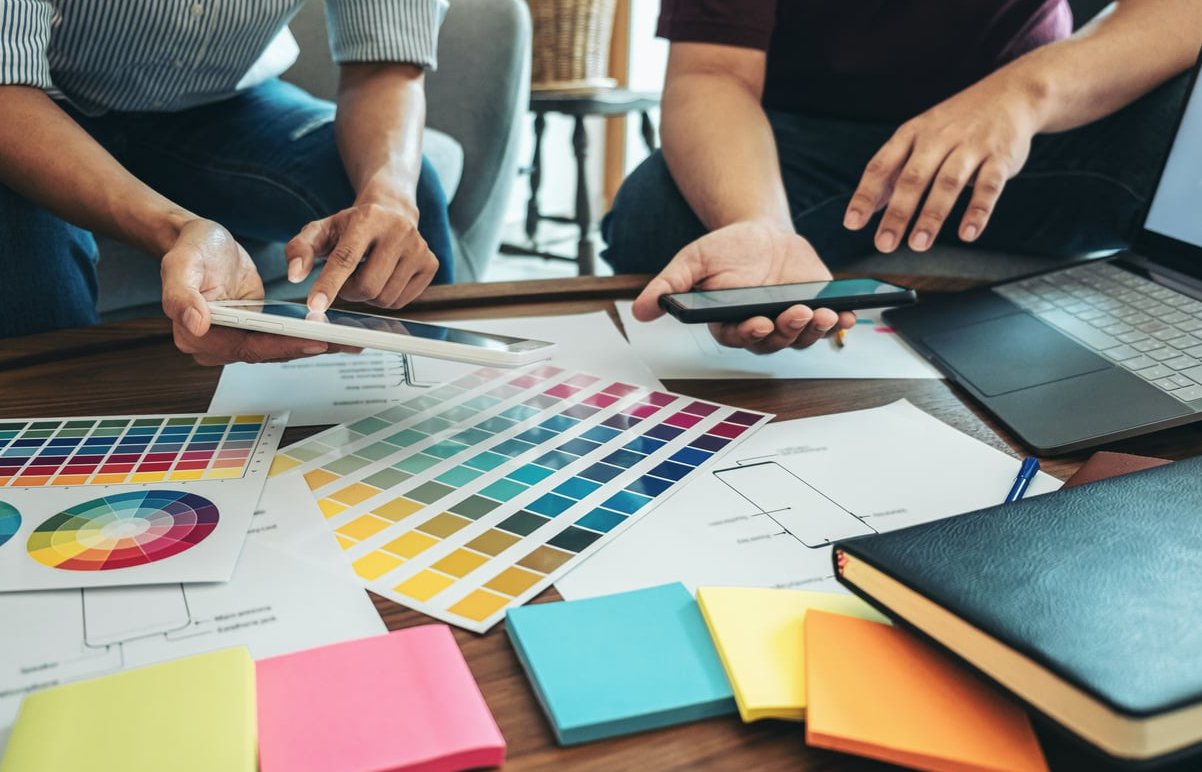 laptop landing page design