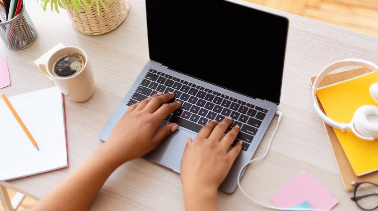 spreadsheet keyboard laptop