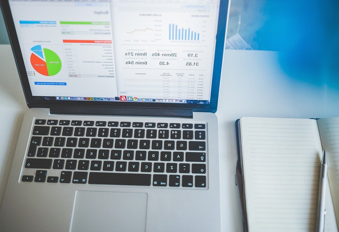 analytics dashboard laptop