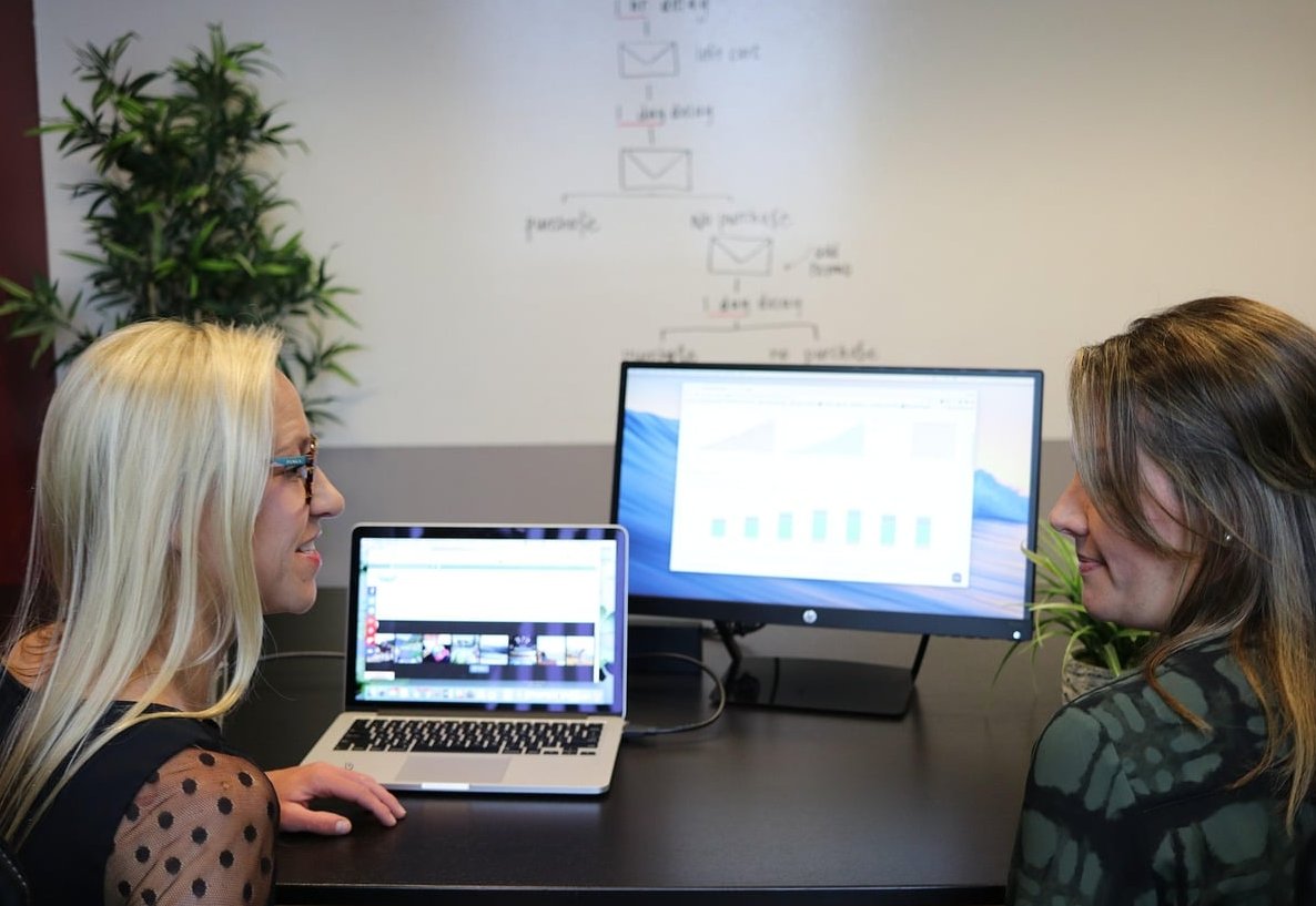 analytics dashboard laptop